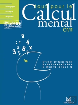 Bertrand.pt - Tout Pour Le Calcul Mental ; Cm1 ; Avec Fiches Photocopiables
