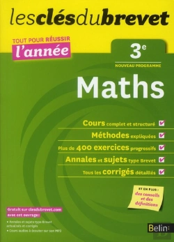 Bertrand.pt - Tout Pour Reussir L'Annee ; Mathematiques ; 3eme