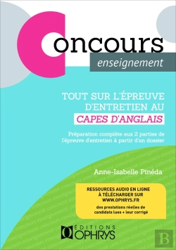 Bertrand.pt - Tout Sur L'Épreuve D'Entretien Au Capes D'Anglais ; Concours Ensiegnement