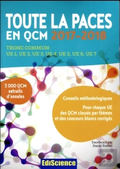 Toute La Paces En Qcm ; Tronc Commun : Ue1, Ue2, Ue3, Ue4, Ue5, Ue6, Ue7 (3e Édition)