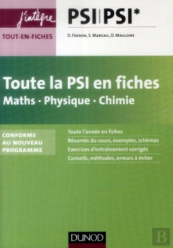 Bertrand.pt - Toute La Psi En Fiches ; Mathématiques ; Physique ; Chimie ; Tout-En-Fiches