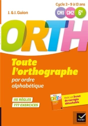 Toute L'Orthographe Par Ordre Alphabetique