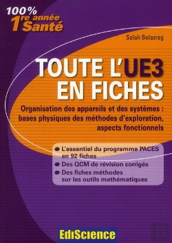 Bertrand.pt - Toute L'Ue3 En Fiches 1re Annee Sante