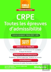 Toutes Les Epreuves D'Admissibilite