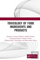 Toxicology Of Food Ingredients And Products