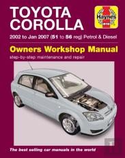 Toyota Corolla (02 - Jan 07) 51 To 56