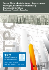Tpc Sector Metal - Carpinteria Metalica. Contenido Formativo Especifico