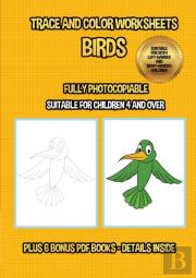 Trace And Color Worksheets (Birds)