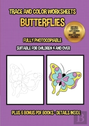 Trace And Color Worksheets (Butterflies)