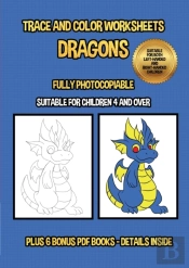 Trace And Color Worksheets (Dragons)
