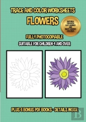 Trace And Color Worksheets (Flowers)