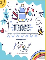 Trace Letters Alphabet Hand Writing Practice Workbook