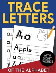 Trace Letters Of The Alphabet With Sight Words