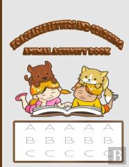 Traceable Letters And Coloring Animal Activity Book