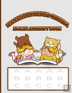 Bertrand.pt - Traceable Letters And Coloring Animal Activity Book