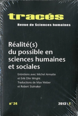 Bertrand.pt - Tracés, N° 24/2013 : Réalité(S) Du Possible En Sciences Humaines Et Sociales