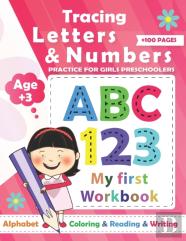 Tracing Numbers & Letters Practice For Girls Preschoolers