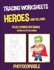 Tracing Worksheets (Heroes And Villains)