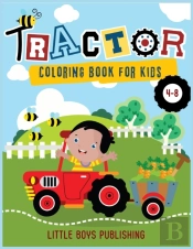 Tractor Coloring Book For Kids 4-8