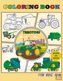 Bertrand.pt - Tractor Coloring Book For Kids 4-8 Over 50 Pages