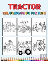 Tractor Coloring Book For Kids
