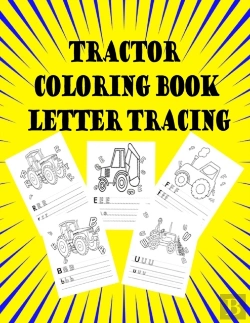 Bertrand.pt - Tractor Coloring Book Letter Tracing