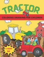 Tractor Coloring Drawing For Children From 2 Years Old