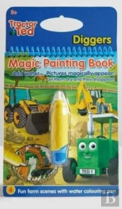 Tractor Ted Magic Painting Book - Diggers