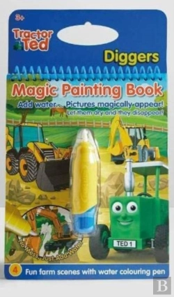 Bertrand.pt - Tractor Ted Magic Painting Book - Diggers