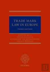 Trade Mark Law In Europe 3e