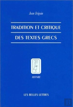 Bertrand.pt - Tradition Et Critique Des Textes Grecs
