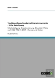 Traditionelle Und Moderne Finanzinstrumente - Stille Beteiligung