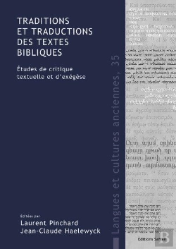 Bertrand.pt - Traditions Et Traductions Des Textes Bibliques - Etudes De Critique Textuelle Et D Exegese En L Honn