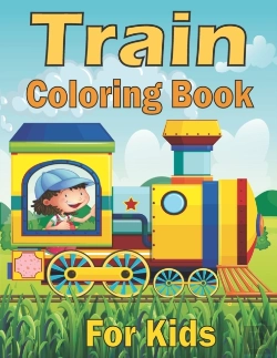 Bertrand.pt - Train Coloring Book For Kids