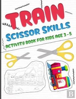 Bertrand.pt - Train Scissors Skills Activity Book For Kids Age 3-5
