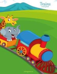 Trains Coloring Book 1