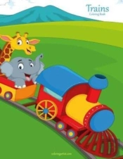 Trains Coloring Book 1