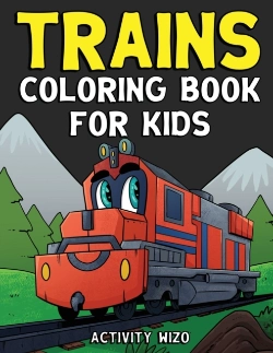 Bertrand.pt - Trains Coloring Book For Kids