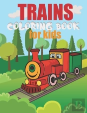 Trains Coloring Book For Kids