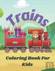 Trains Coloring Book For Kids