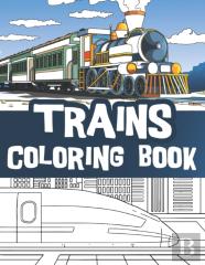 Trains Coloring Book