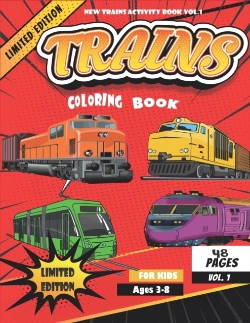 Bertrand.pt - Trains Coloring Book