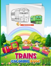 Trains Coloring Book