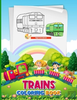 Bertrand.pt - Trains Coloring Book