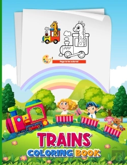 Bertrand.pt - Trains For Kids Coloring Book