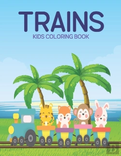 Bertrand.pt - Trains Kids Coloring Book