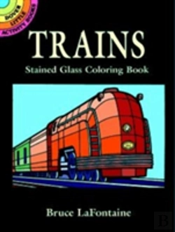 Bertrand.pt - Trains Stained Glass Colouring Book