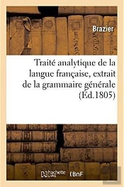 Traite Analytique De La Langue Francaise