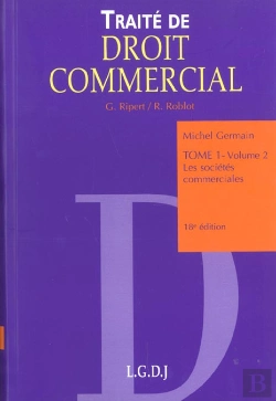 Bertrand.pt - Traite De Droit Commercial T.1 ; Les Societes Commerciales ; 18e Edition