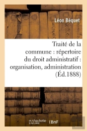 Traite De La Commune Edition 1888